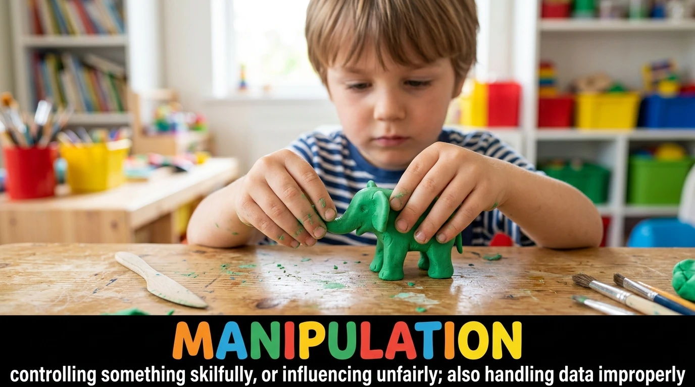 English Illustration for manipulation